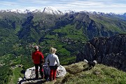 35 Vista a picco sulla conca di Oltre il colle